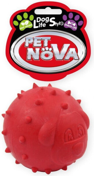 Pet Nova TPR Snackball Red 6.5cm
