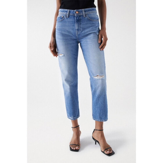SALSA JEANS True Cropped Slim Destroyed jeans