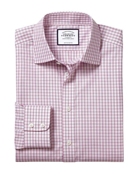 Charles Tyrwhitt Classic Fit Egyptian Poplin Check Shirt Men's