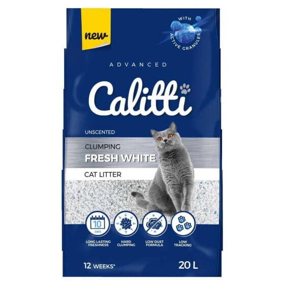 CALITTI Fresh White Bantonite Cat Litter 20l refurbished