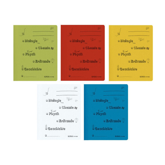 Herlitz 11253838 - Presentation folder - A4 - Cardboard - Assorted colours - 5 pc(s)