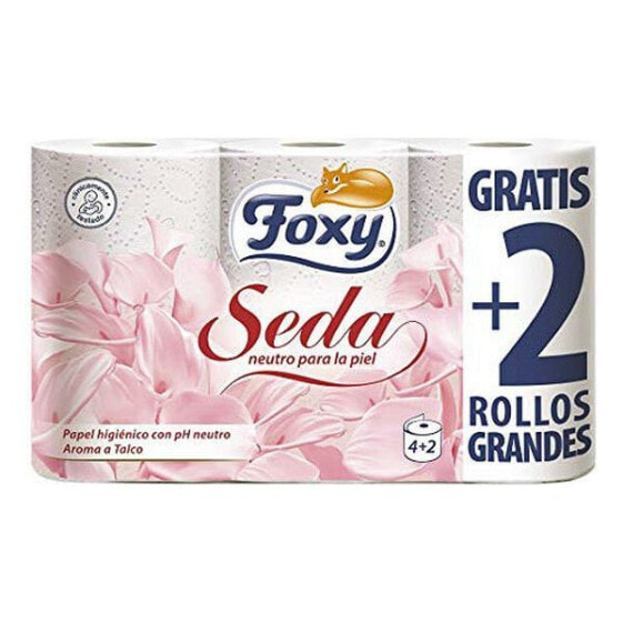 Foxy Seda PH Neutro  Туалетная бумага 2 слойная  6 рулонов