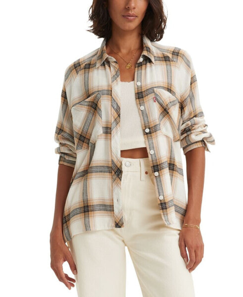 Women's Harrison Plaid Button-Front Top