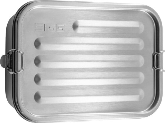 SIGG 8733.40, Lunch container, Adult, Stainless steel, Stainless steel, Monochromatic, Rectangular