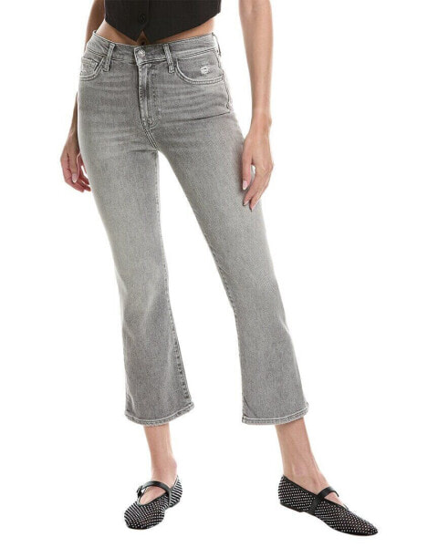 7 For All Mankind Luxe Vintage High-Waist Imprint Slim Kick Jean Women's