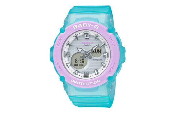 CASIO 卡西欧 BABY-G 主题系列 夏日海滩时尚运动防水手表 女表 日韩表 石英机芯 BGA-270-2APR / Кварцевые часы CASIO BABY-G BGA-270-2APR