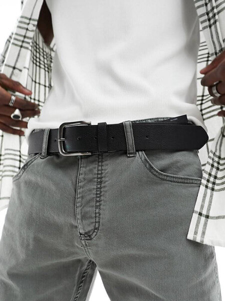 New Look belt in black