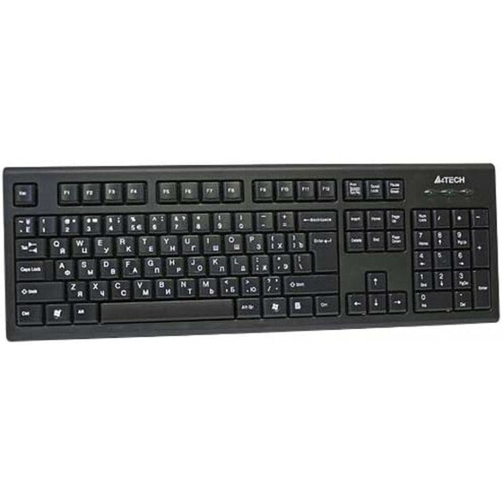 Клавиатура A4 Tech KR-85 Чёрный Английский EEUU QWERTY