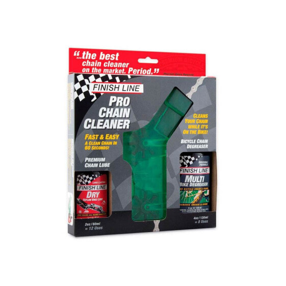 FINISH LINE Chain Cleaner+Degreaser 4oz+Teflon 2oz