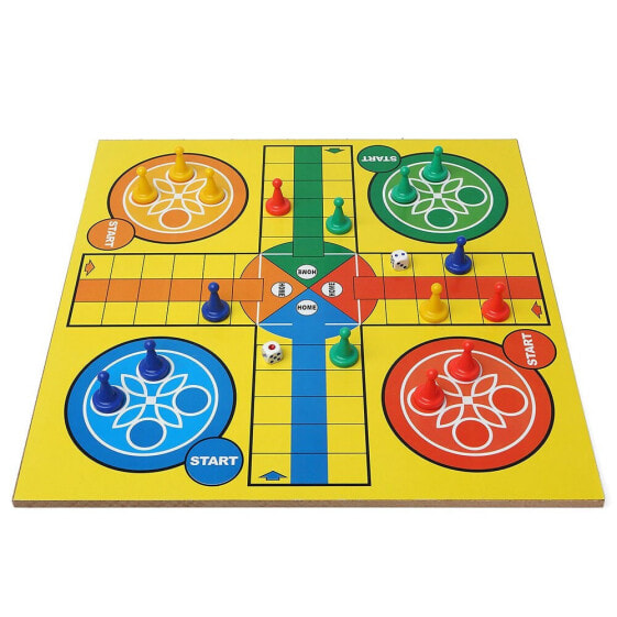 ATOSA 2X1 Parchis Stairs And Snakes Interactive Board Game