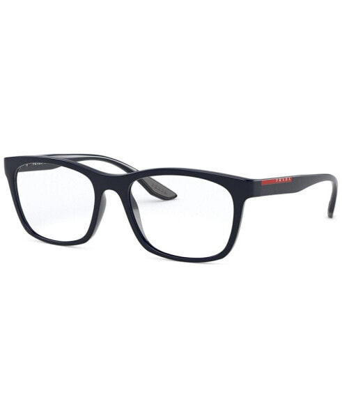 PS 02NV Men's Square Eyeglasses