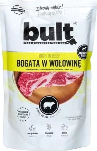 BULT Bult Karma Mokra dla Psa Mielonka z Wołowiny 500g