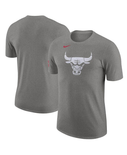 Men's Charcoal Chicago Bulls 2023/24 City Edition Essential Warmup T-shirt