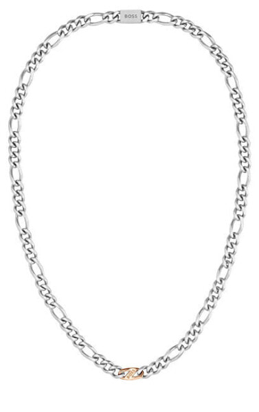 Men´s bicolor steel necklace Rian 1580586