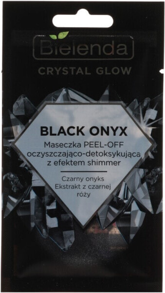 Reinigende Detox Peel-Off Gesichtsmaske mit schwarzem Onyx und schwarzer Rose