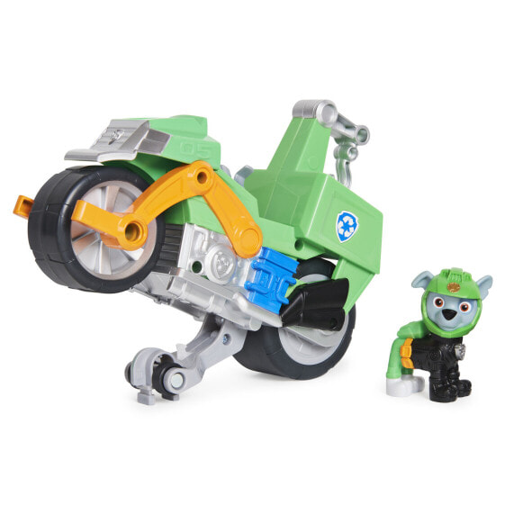 PAW Patrol Moto Pups Rocky’s Deluxe Pull Back Motorcycle Vehicle 6060545