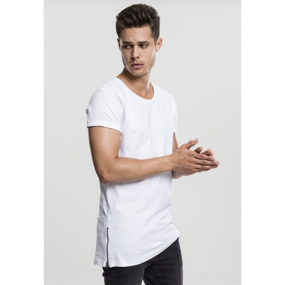 URBAN CLASSICS T-Shirt Long Shaped Zip