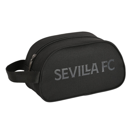 Рюкзак футбольного клуба Sevilla Fútbol Club Teen Чёрный 26 x 15 x 12 см