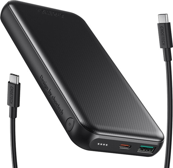 Powerbank Choetech Choetech powerbank 10000mAh 18W QC PD USB / USB C czarny