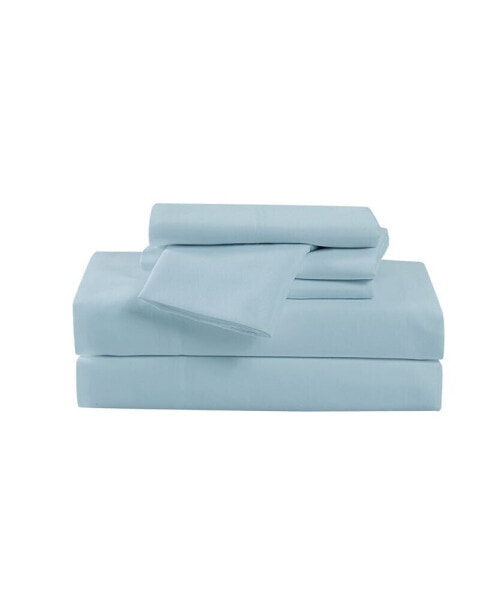 Heritage Solid Twin 4 Piece Sheet Set