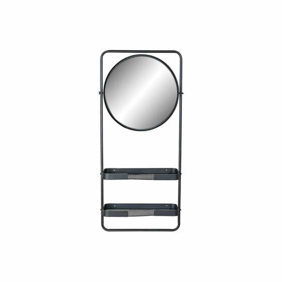Настенное зеркало DKD Home Decor Чёрный Металл Зеркало 55 x 20 x 120 cm (1 штук)