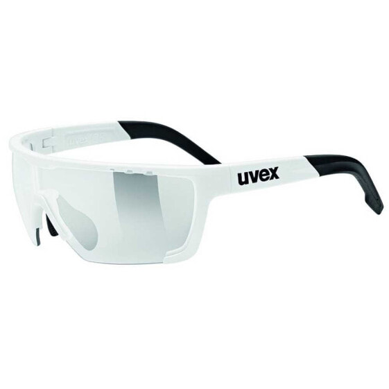Мужские солнцезащитные очки прямоугольные белые Uvex