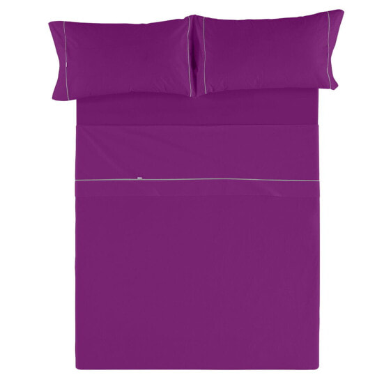 Постельное белье Alexandra House Living Фиолетовое Супер-король 4 Предмета