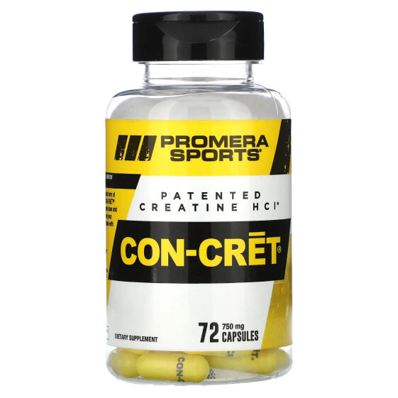 Креатин Con-Cret Creatine HCl 750 мг, 72 капсулы