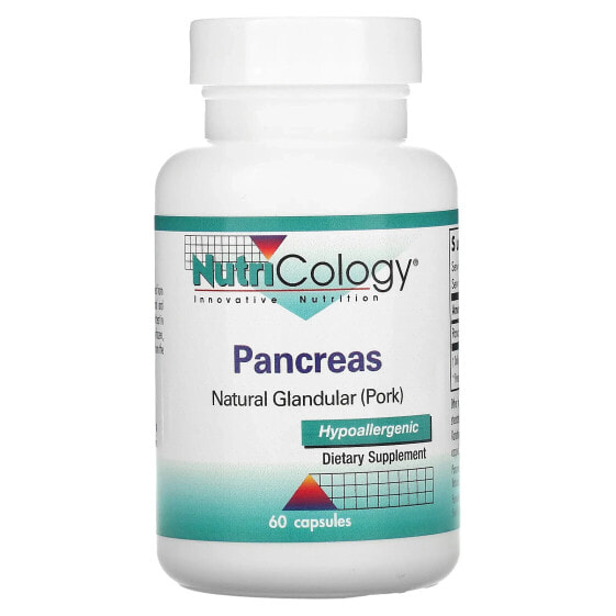 Pancreas, Natural Glandular (Pork), 60 Capsule