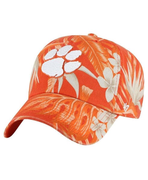 47 Brand Men's Orange Clemson Tigers Tropicalia Clean Up Adjustable Hat