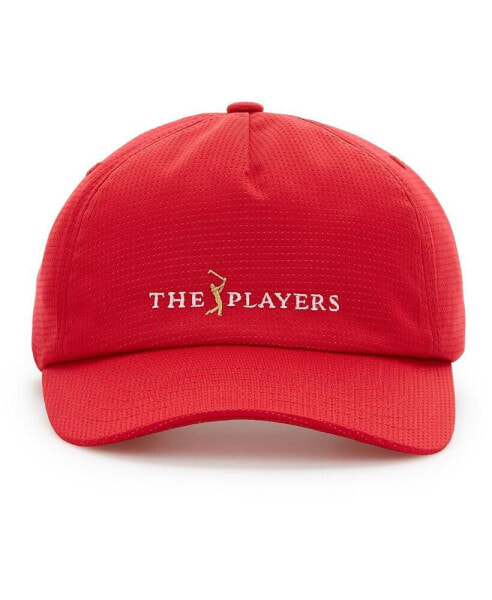 Men's Red THE PLAYERS Mesh Adjustable Hat