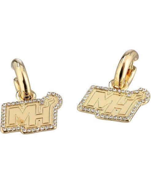 Women's Miami Heat Huggie Earrings