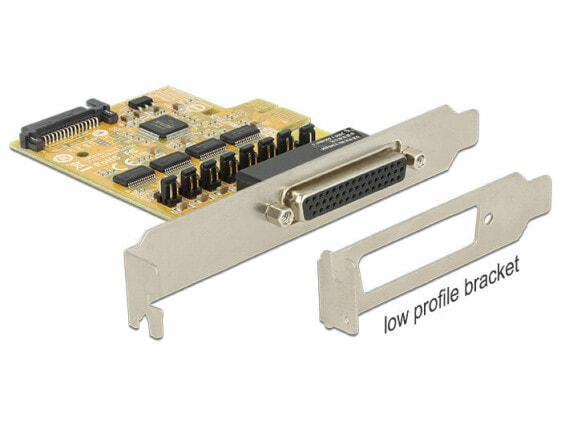 Delock 89447 - PCIe - Serial - PCIe 2.0 - RS-232 - SUN2410 - 0.0001152 Gbit/s
