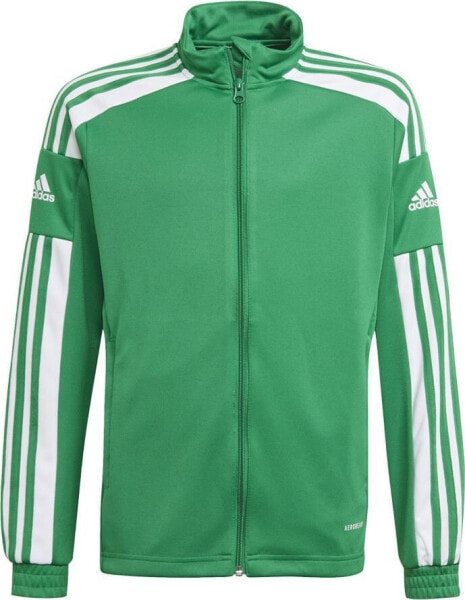 Толстовка спортивная Adidas Bluza adidas SQUADRA 21 Training Jacket Junior зеленая 116 см