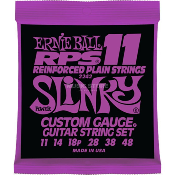 Ernie Ball E-Guit.Strings 11-48 RPS Power Slinky Nickel Wound