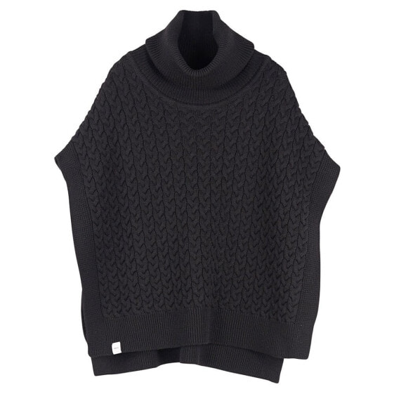 MAKIA Leaf Collar Knit Vest