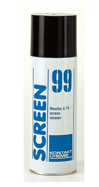 CRC Kontaktchemie SCREEN 99 200 ml, Equipment cleansing spray, LCD/LED/Plasma, LCD/TFT/Plasma, Tablet PC, 400 ml, Blue, White, 1 pc(s)
