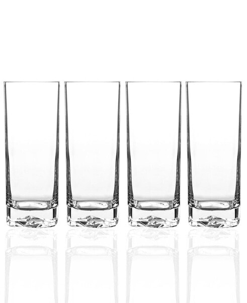 Glassware, Set of 4 On the Rocks Highball Glasses