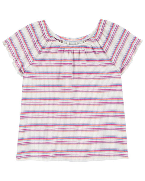 Kid Striped Ribbed Top 7