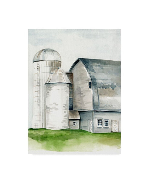 Jennifer Paxton Parker Watercolor Barn II Canvas Art - 20" x 25"