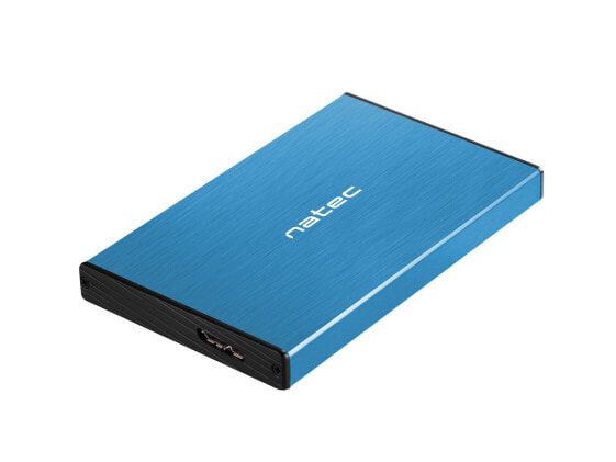 Natec Rhino GO - Внешний корпус для HDD/SSD - 2.5" - Serial ATA III - 6 Gbit/s - USB - Синий