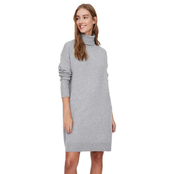 VERO MODA Brilliant Roll Neck Short Dress