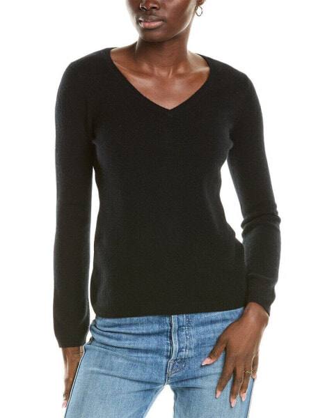 Sofiacashmere Modern V-Neck Cashmere Sweater Women's