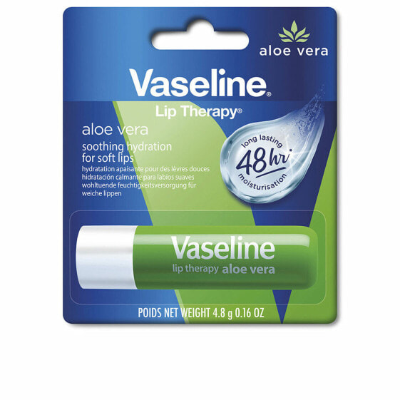 Увлажняющий бальзам для губ Vaseline Lip Therapy 4,8 g Успокаивающее средство Алоэ Вера