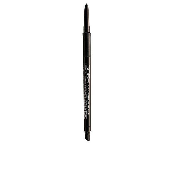 Gosh The Ultimate Eyeline With a Twist No.07 Carbon Black Стойкий карандаш для глаз с аппликатором для растушевки