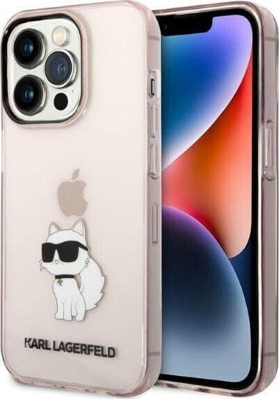 Karl Lagerfeld Etui Karl Lagerfeld KLHCP14XHNCHTCP Apple iPhone 14 Pro Max różowy/pink hardcase Ikonik Choupette