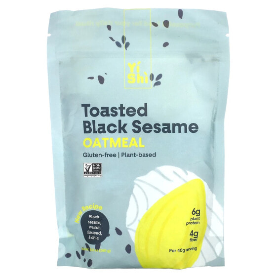 Oatmeal, Toasted Black Sesame , 8.5 oz (240 g)