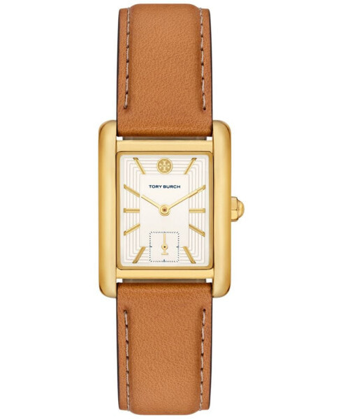 Women's The Eleanor Luggage Leather Strap Watch 25mm