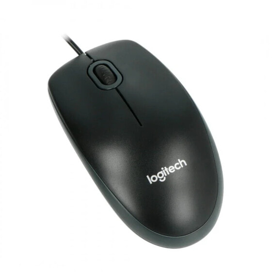 Офисная оптическая мышь Logitech Optical B100 - черная