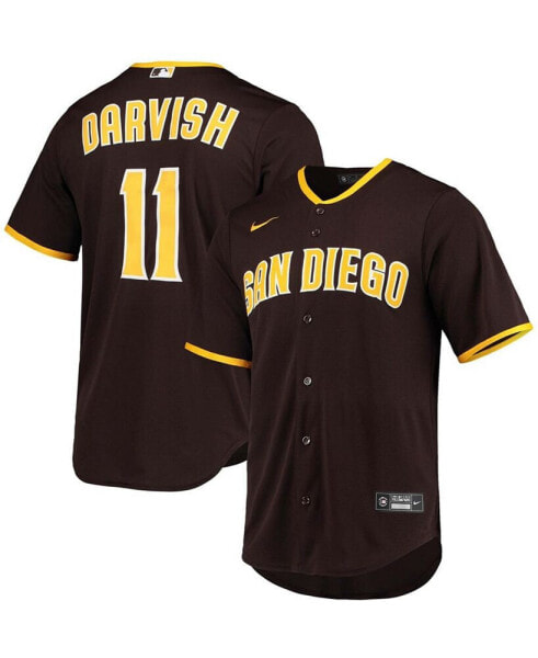 Men's Yu Darvish Brown San Diego Padres Alternate Replica Player Jersey